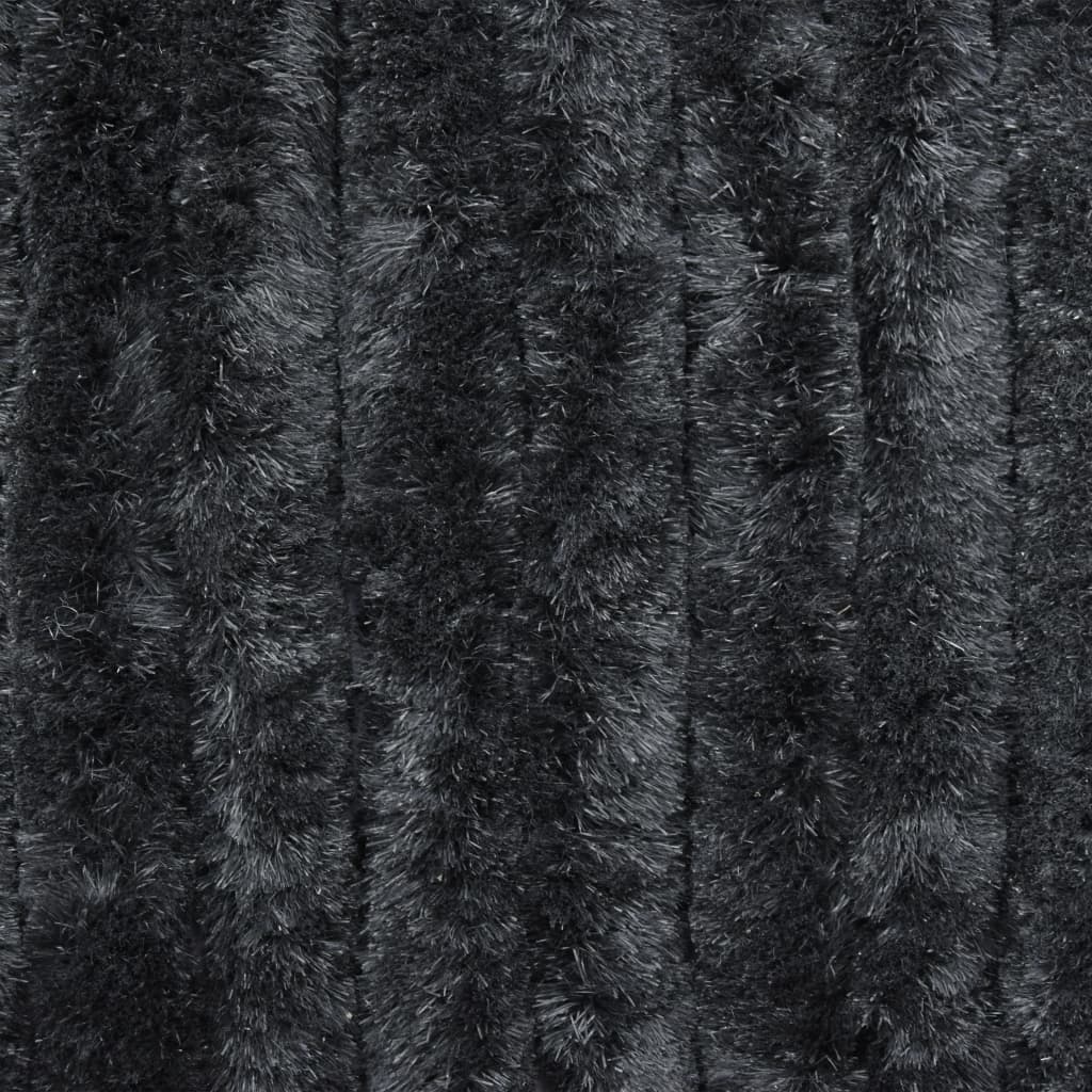 Vliegengordijn 90x220 cm chenille antraciet 90 x 220 cm Antraciet