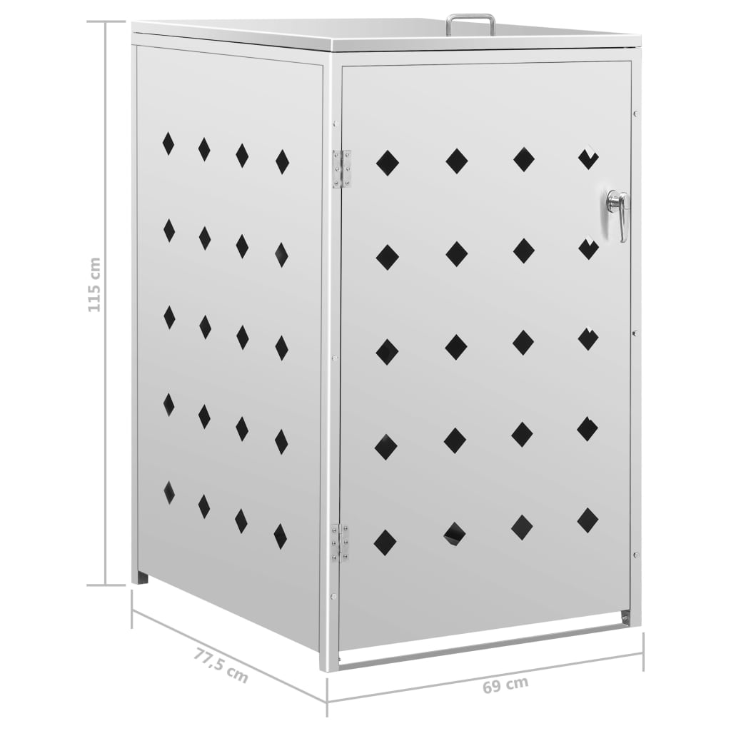 Containerberging Enkel 240 L Roestvrij Staal 1 container