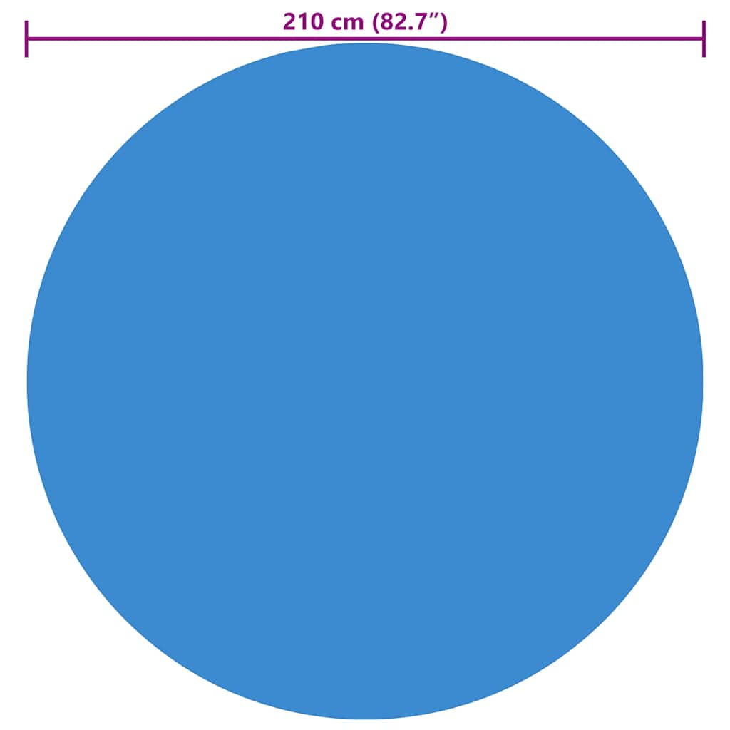 Zwembadhoes 210 Cm Pe Ø 210 cm Blauw