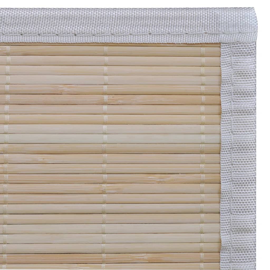 Tapijten 4 St Rechthoekig 120X180 Cm Bamboe Natuurlijk 120 x 180 cm (4 pcs)