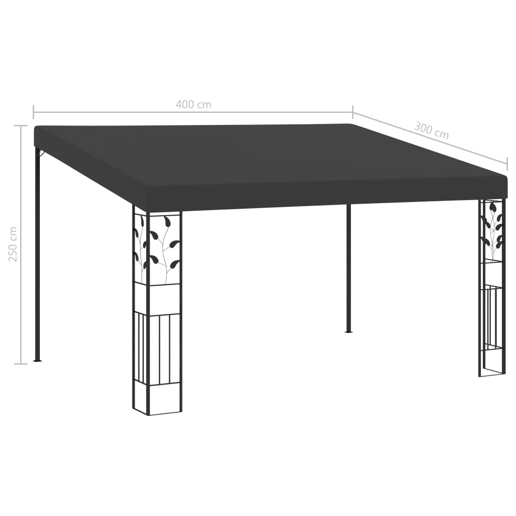 Wandprieel 4X3X2,5 M 4 x 3x 2.5 m