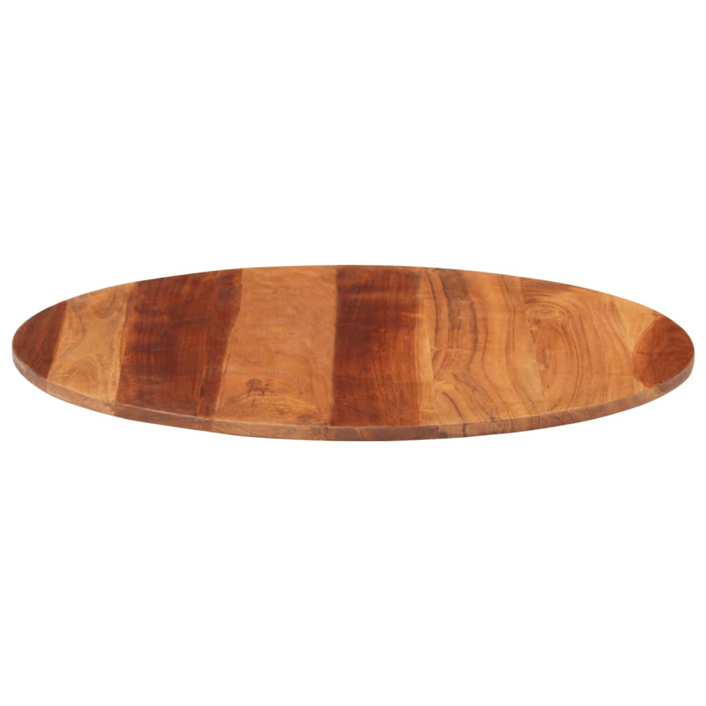 Tafelblad rond 15-16 mm 70 cm massief acaciahout