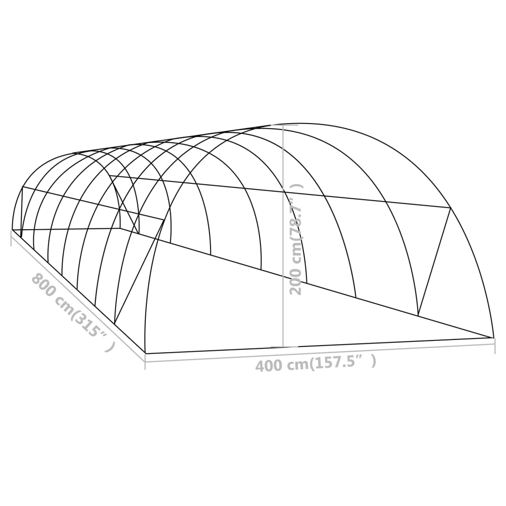 Kas 32 m² 8x4x2 m