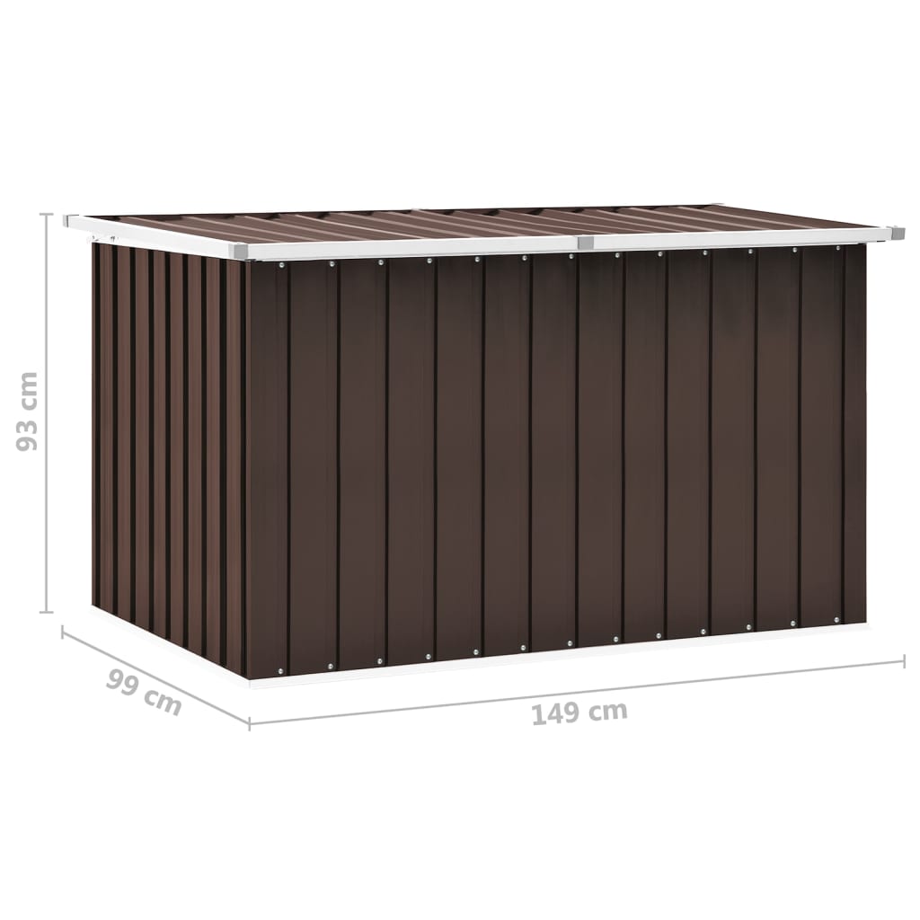 Tuinbox 149 x 99 x 93 cm Bruin