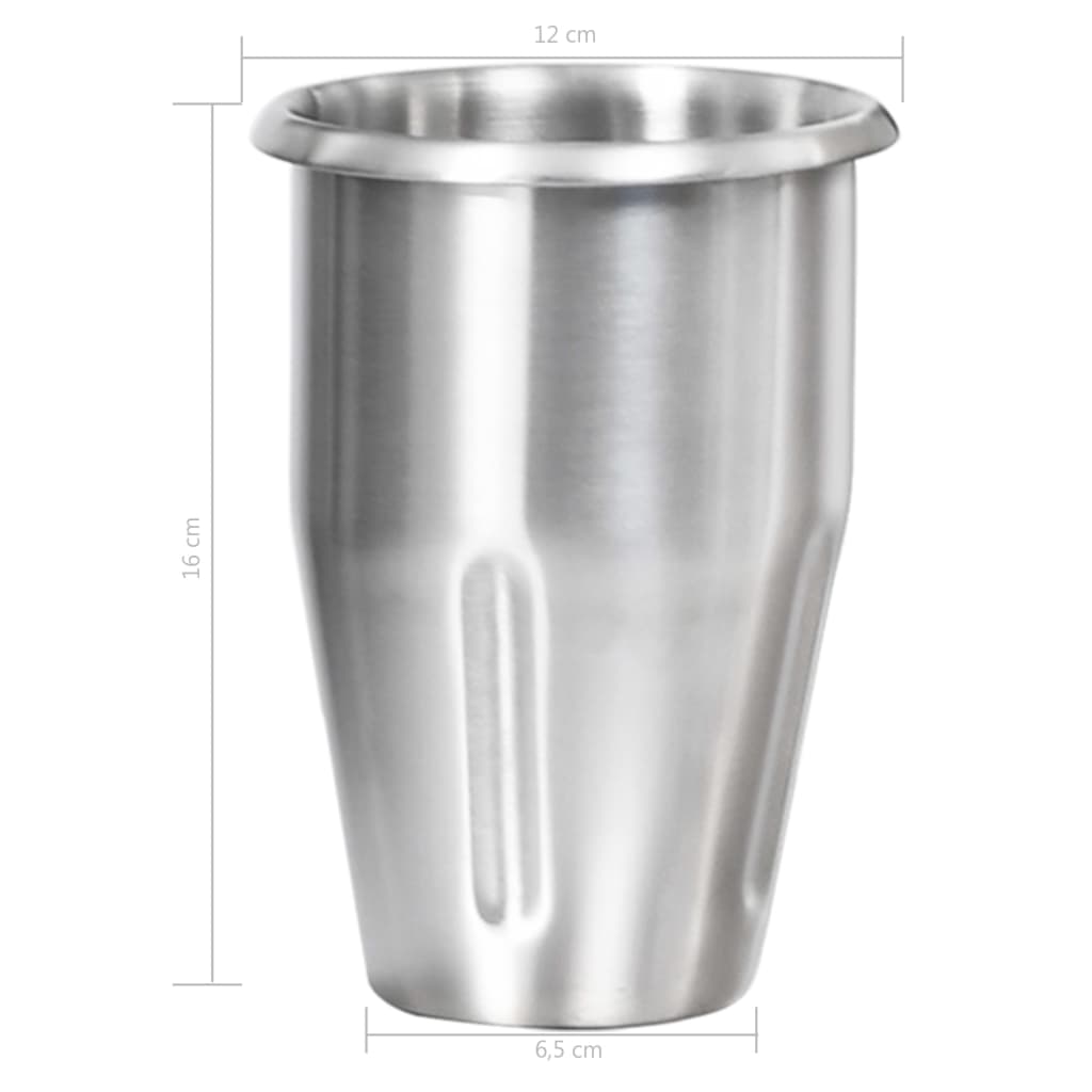 Milkshake Mixer Met Dubbele Bekers Roestvrij Staal 2 L 2 L (2 shakers)