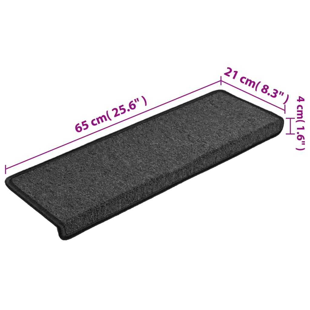 Trapmatten 65X21X4 Cm 15 65 x 25 cm Antraciet