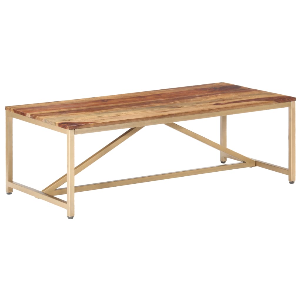 Salontafel 20X60X40 Cm Massief Sheeshamhout