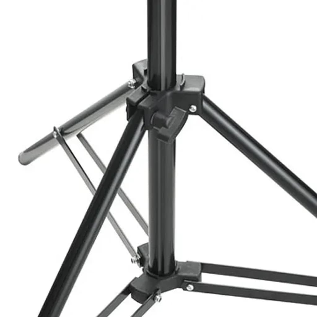 Fotostudioset Met Achtergrond En Softboxlamp