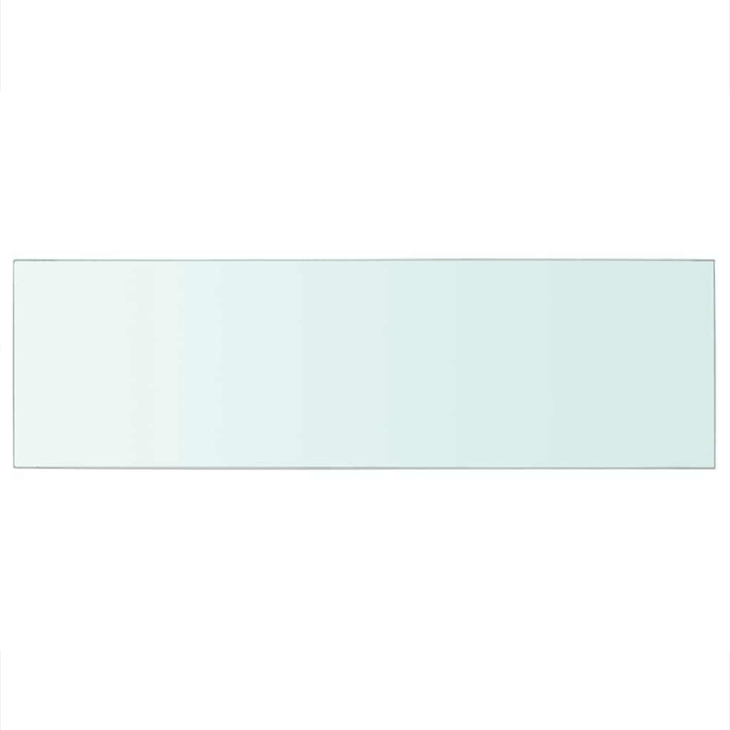 Schappen Glas Transparant Taupe 2 80 x 25 cm