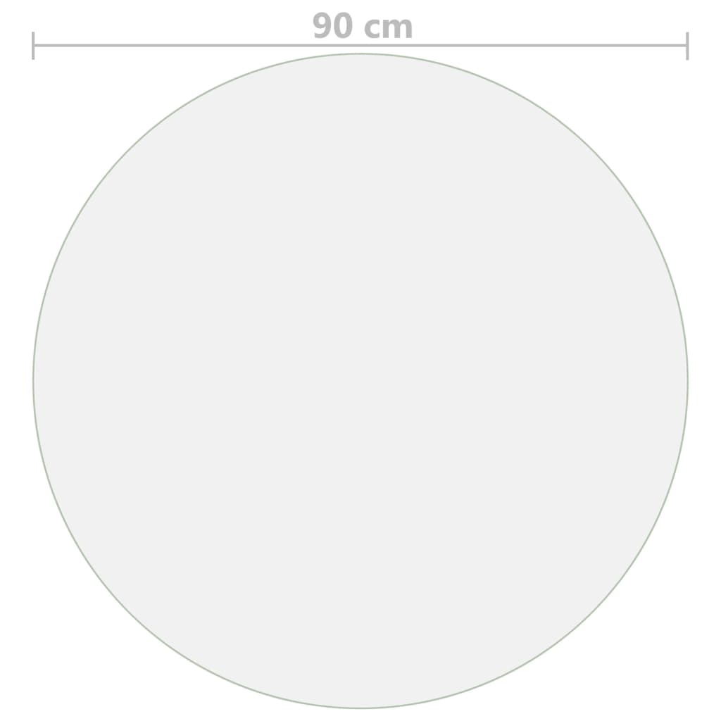 Tafelbeschermer Ø 2 Mm Pvc 90 cm Mat