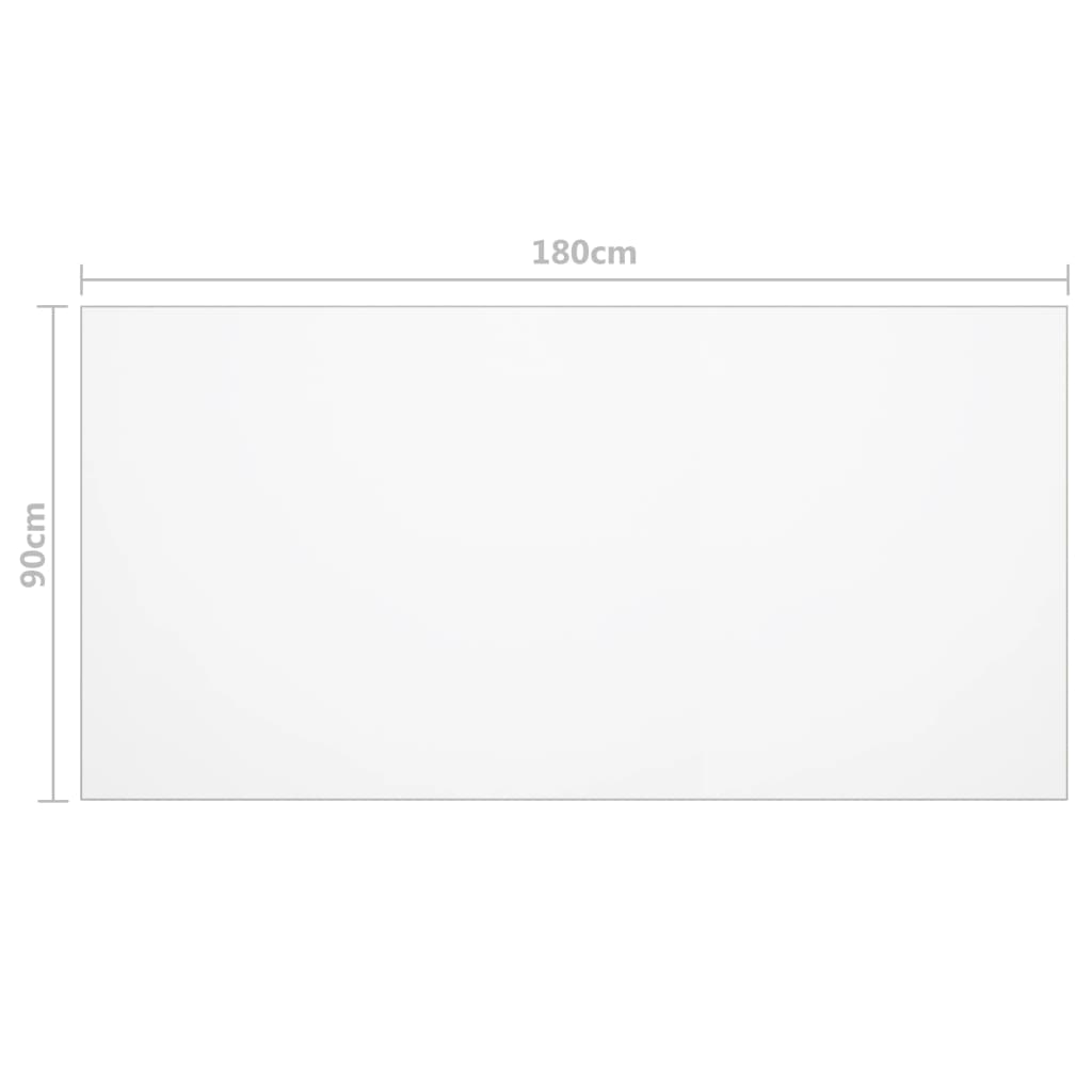 Tafelbeschermer 2 Mm Pvc 180 x 90 cm Mat