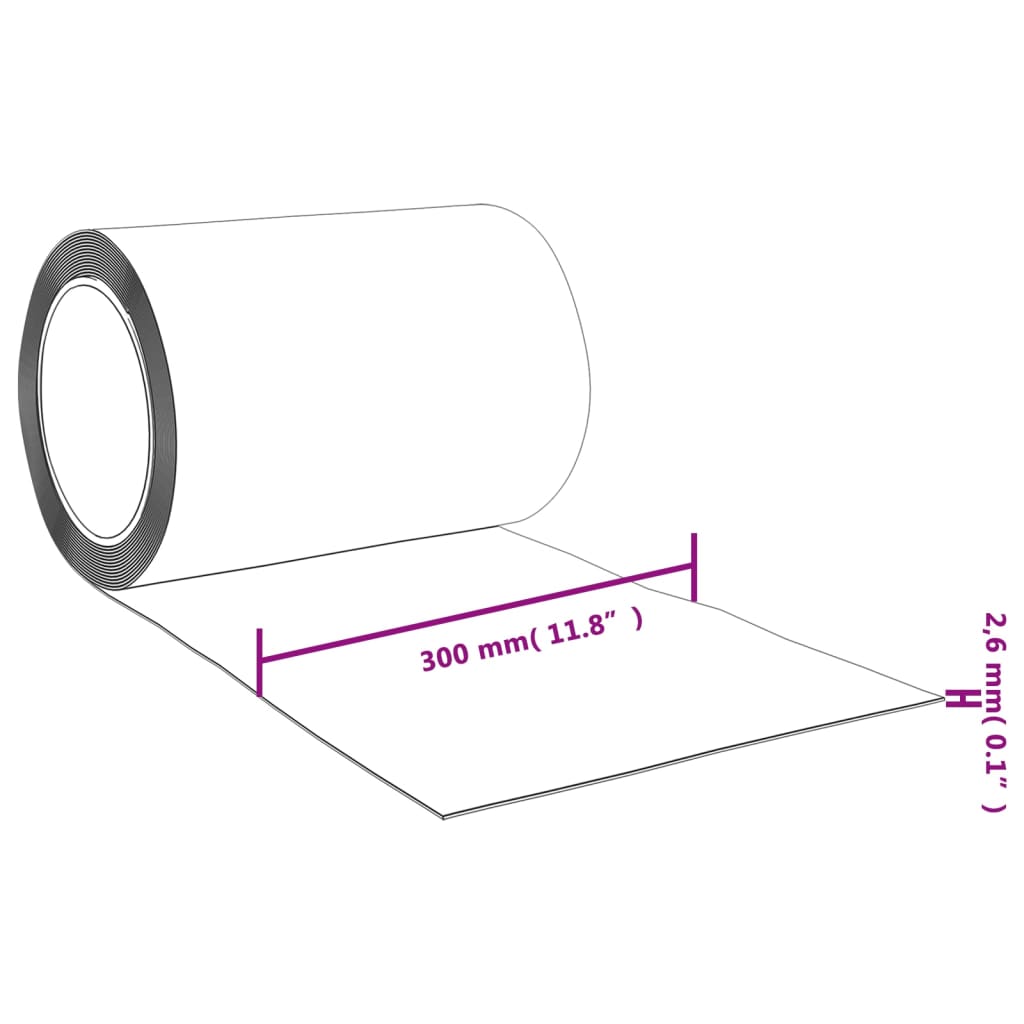 Strokengordijn Op Rol 3X300 Mm 25 M Pvc 300 x 2.6 mm (25 m) Doorzichtig