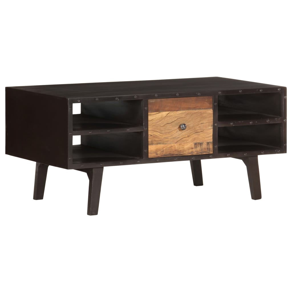 Salontafel 100X50X45 Cm Massief Gerecycled Hout