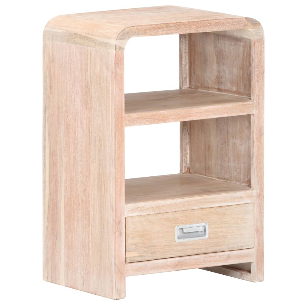 Nachtkastje 40x30x60 cm massief acaciahout