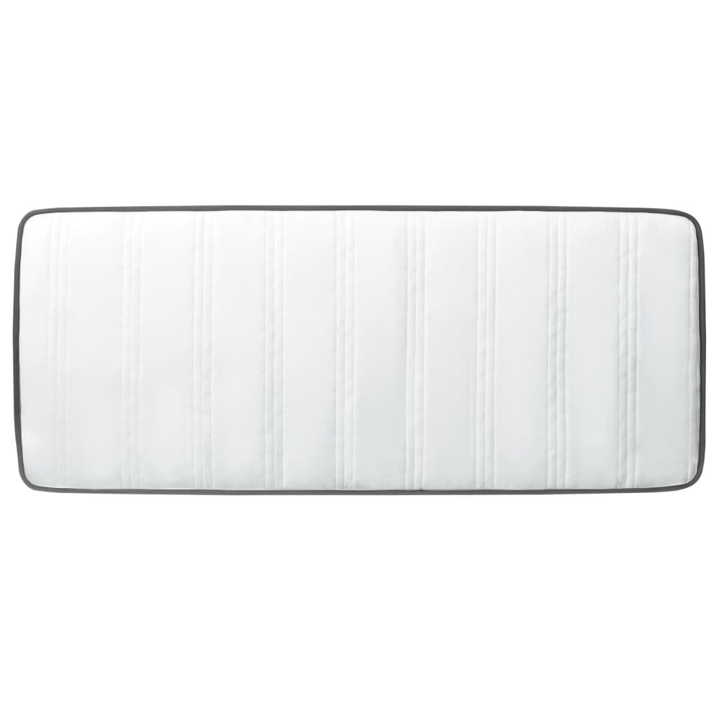 Boxspring Stof Donkergrijs 100 x 200 cm 24.5 cm