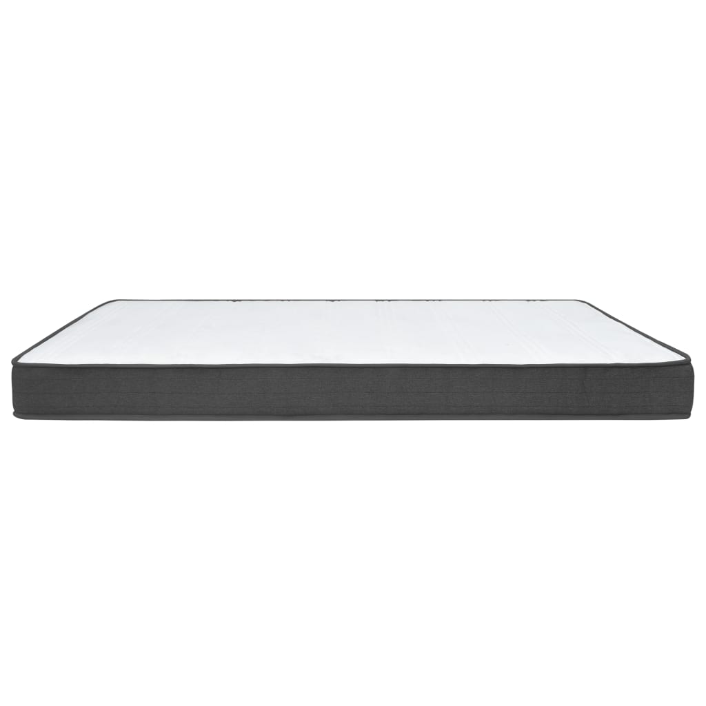 Boxspring Stof Donkergrijs 100 x 200 cm 35.5 cm