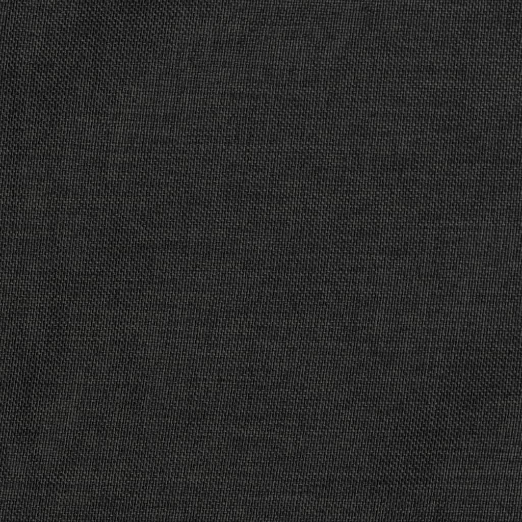Gordijnen Linnen Verduisterend Haken 140 x 225 cm Antraciet