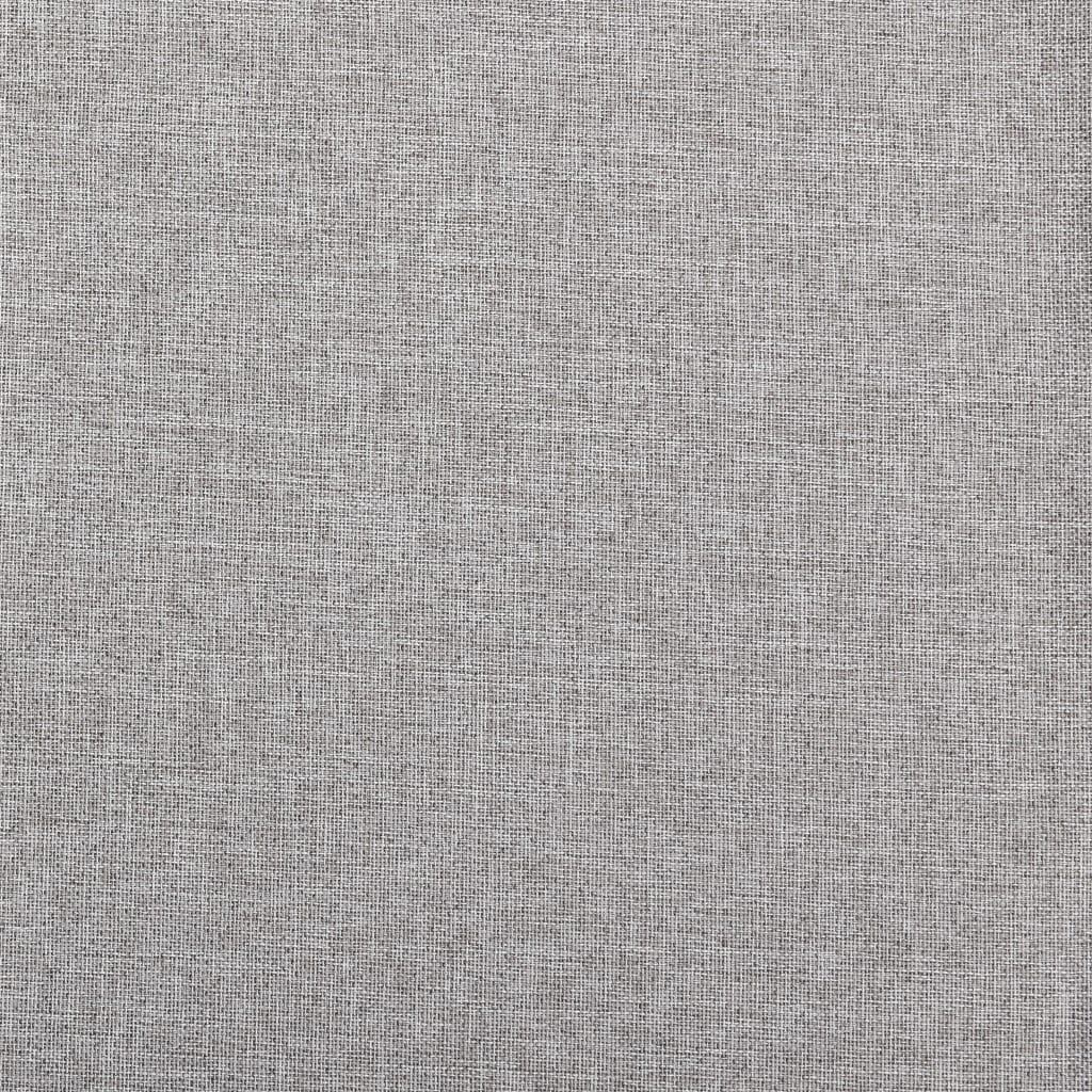 Gordijn Linnen-Look Verduisterend Met Haken 290X245 Cm Grijs