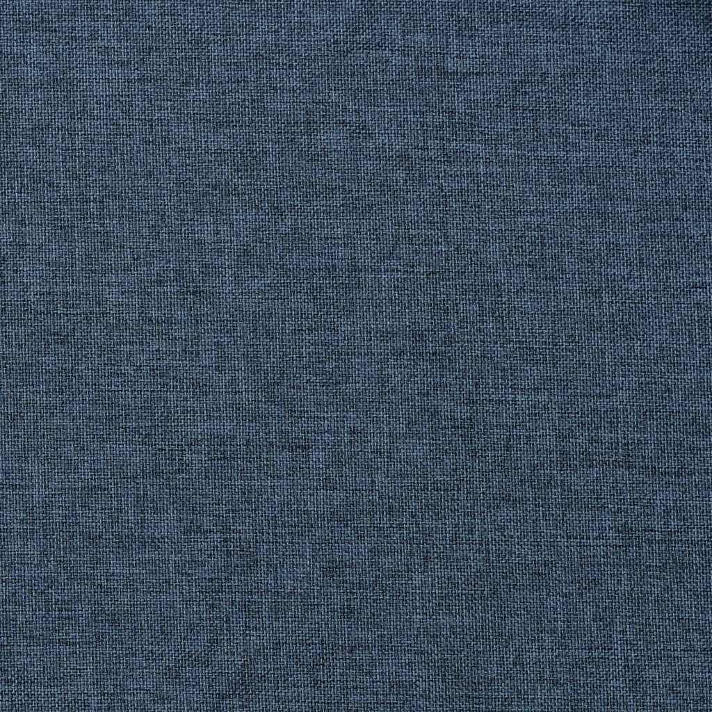 Gordijnen Linnen-Look Verduisterend Ogen 140 x 175 cm Blauw
