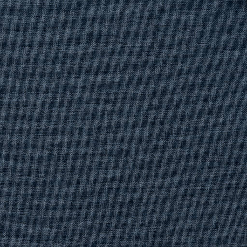 Gordijnen Linnen-Look Verduisterend Haken 140 x 225 cm Blauw