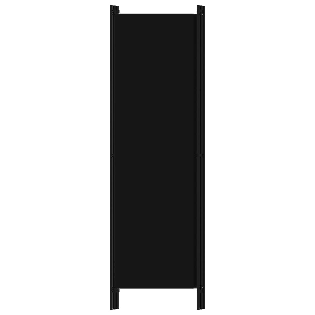 Kamerscherm Met Panelen 150X180 Cm 3 Zwart