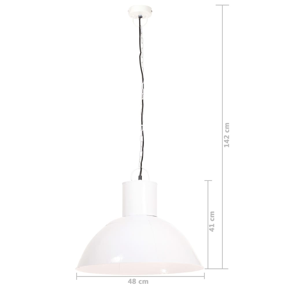Hanglamp Rond 25 W E27 48 Cm Wit 1 Ø 48 cm