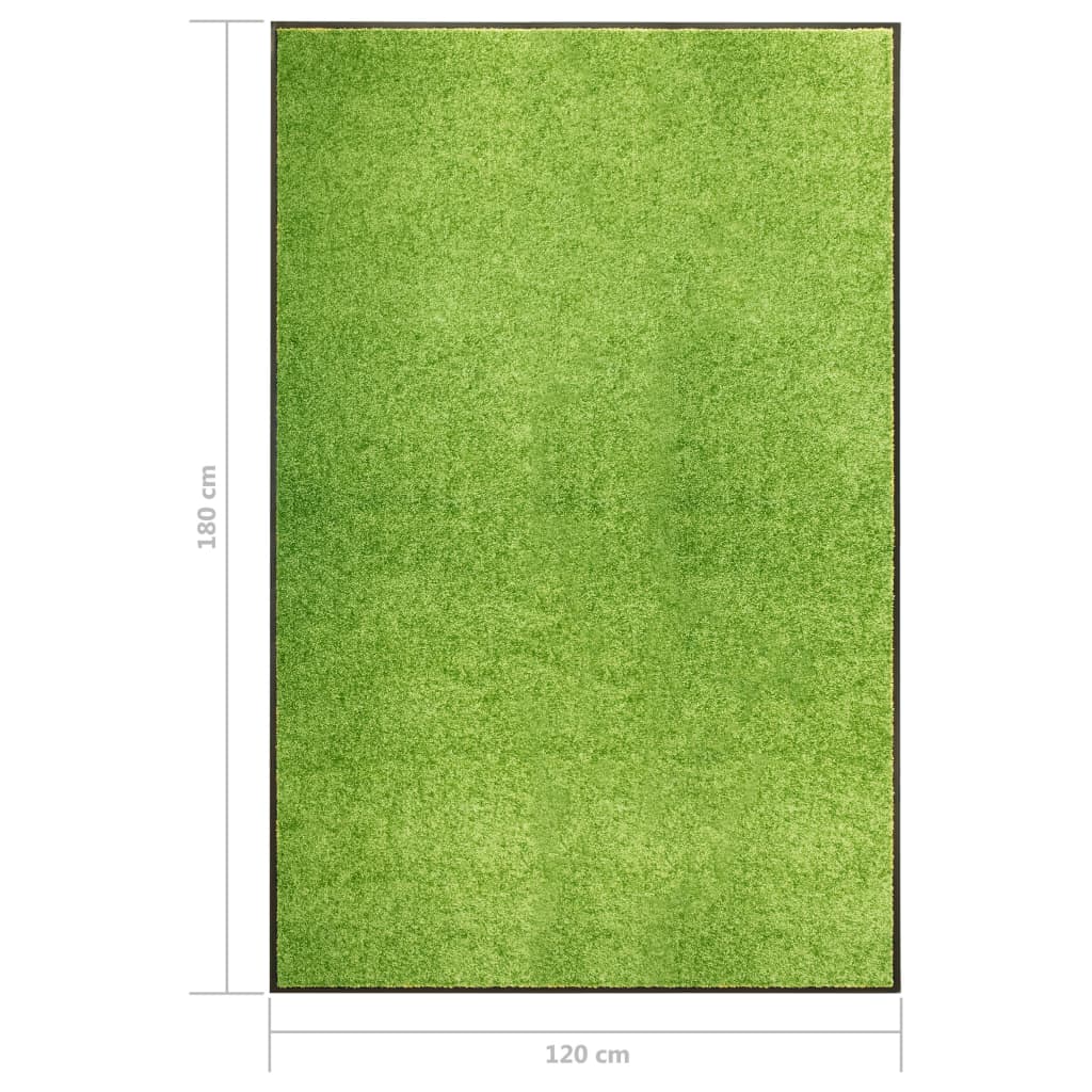 Deurmat wasbaar 120x180 cm groen 120 x 180 cm Groen