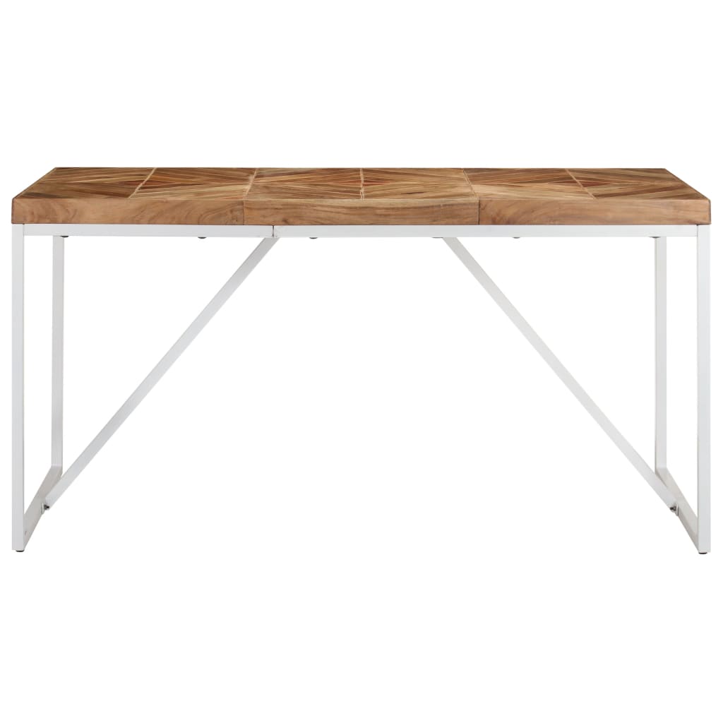 Eettafel Massief Acaciahout En Mangohout 140 x 70 x 76 cm