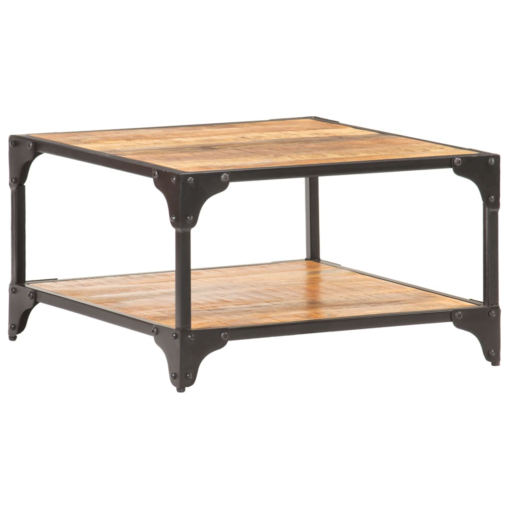 Salontafel 60x60x35 cm massief mangohout 60 x 60 x 35 cm massief mangohout