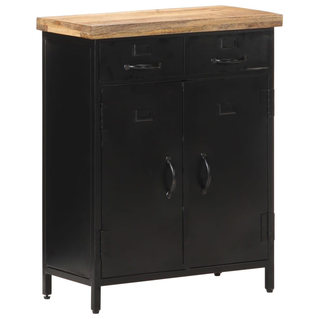 Dressoir 60x30x76 cm ruw mangohout