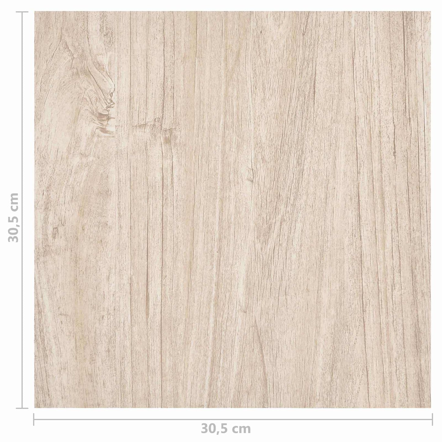 Vloerplanken 55 pcs Licht Bruin 5,11 m² PVC
