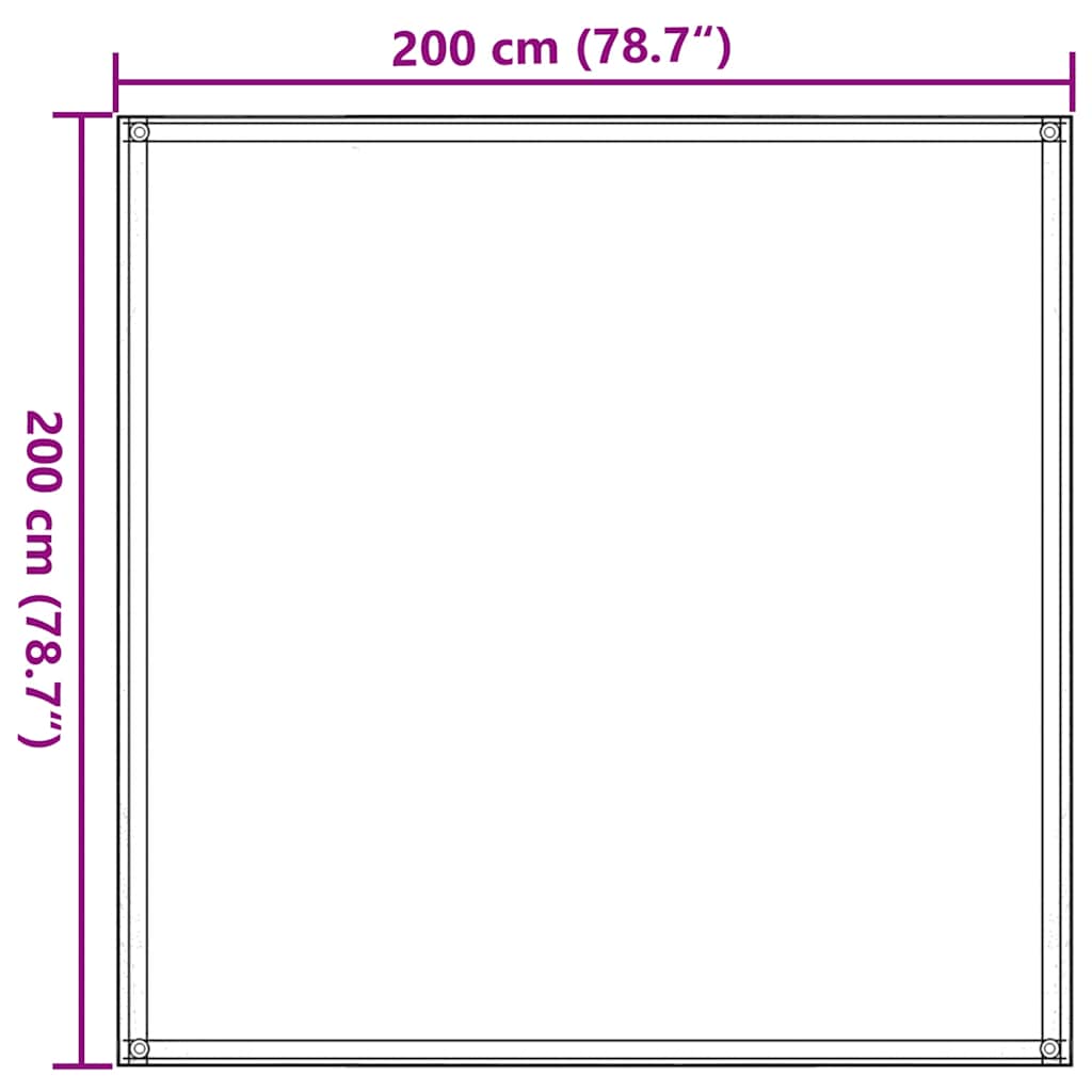 Tenttapijt 200 x 200 cm