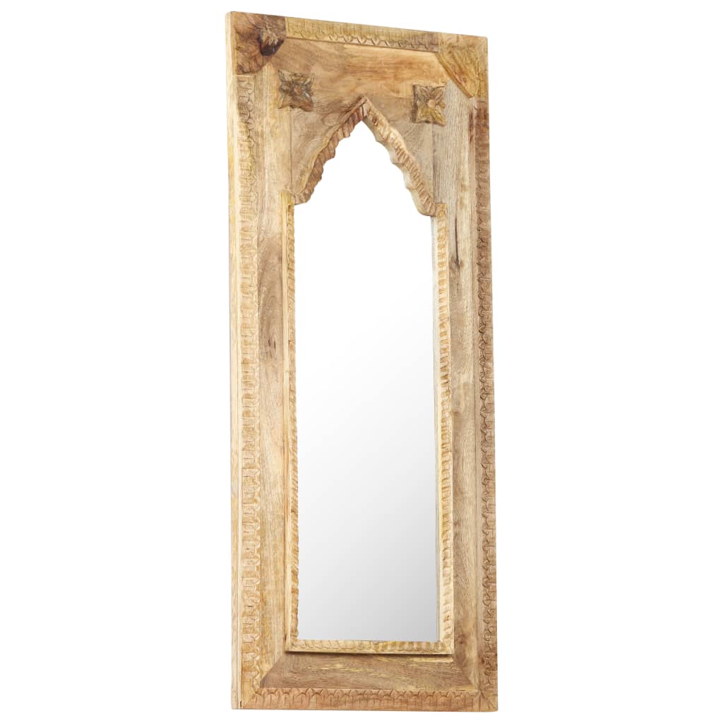 Spiegel 50x3x110 cm massief mangohout