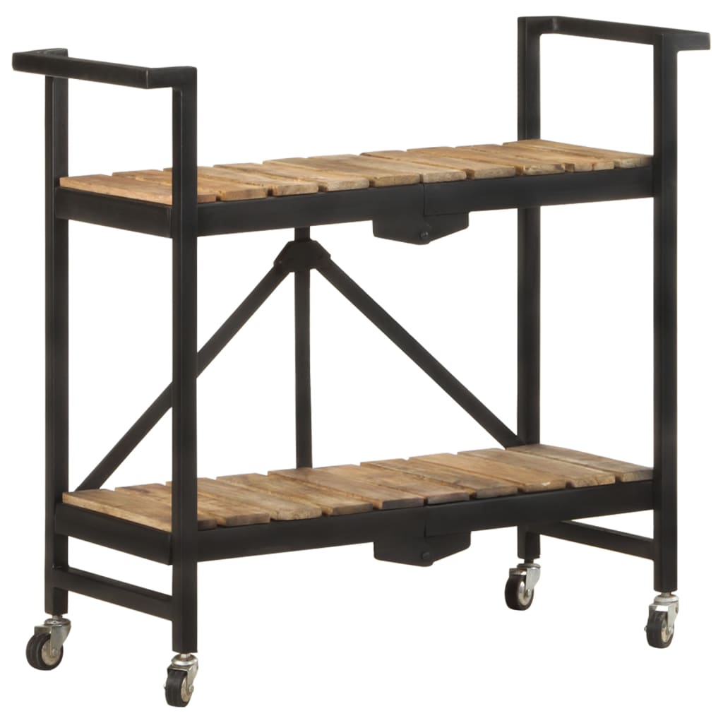 Keukentrolley 87X36X81 Cm Massief Mangohout