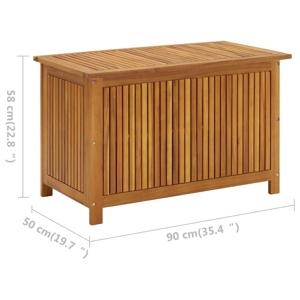 Tuinbox Massief Acaciahout 90 x 50 x 58 cm