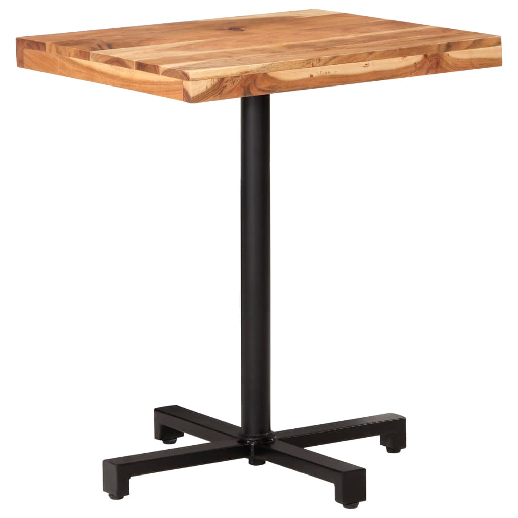 Bistrotafel vierkant 60x60x75 cm massief acaciahout