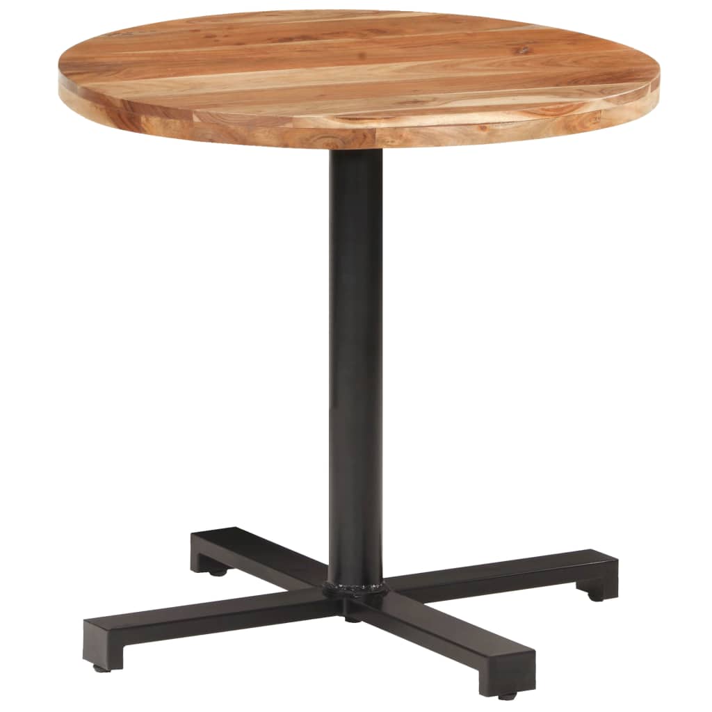 Bistrotafel Rond Ø80X75 Cm Ø 80 x 75 cm Massief acaciahout