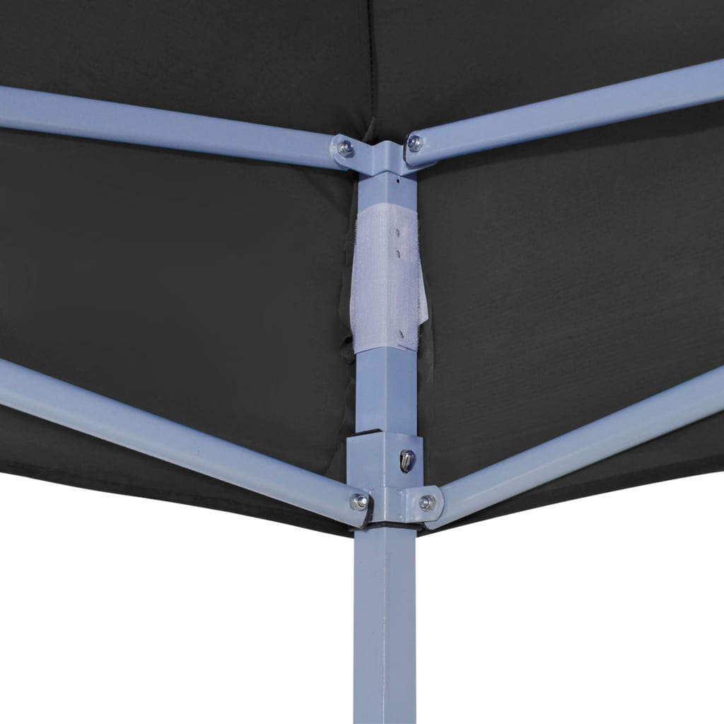 Partytentdak 270 G/M² 4,5X3 M 4.5 x 3 m Zwart