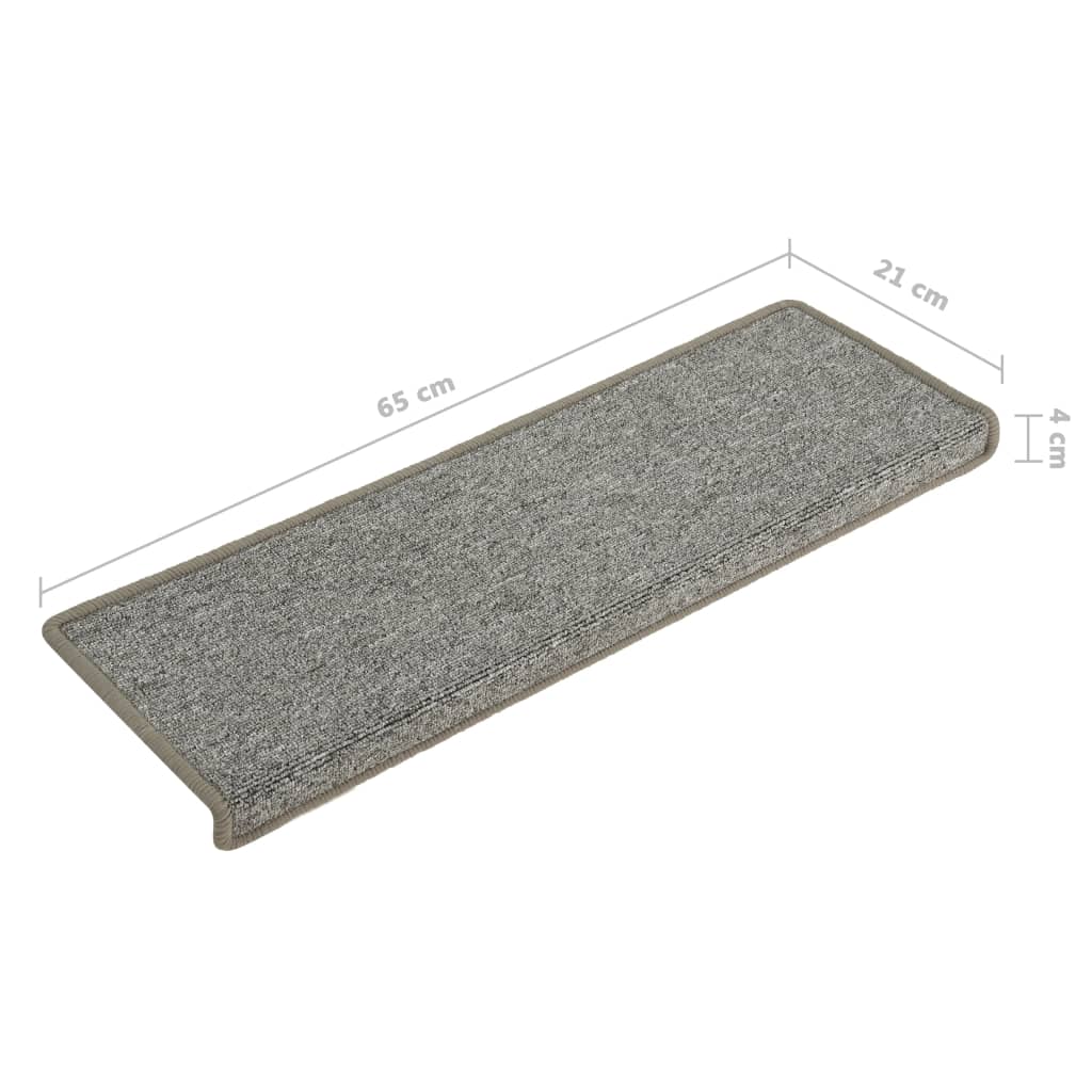 Trapmatten 65X21X4 Cm 15 65 x 25 cm Wit en grijs