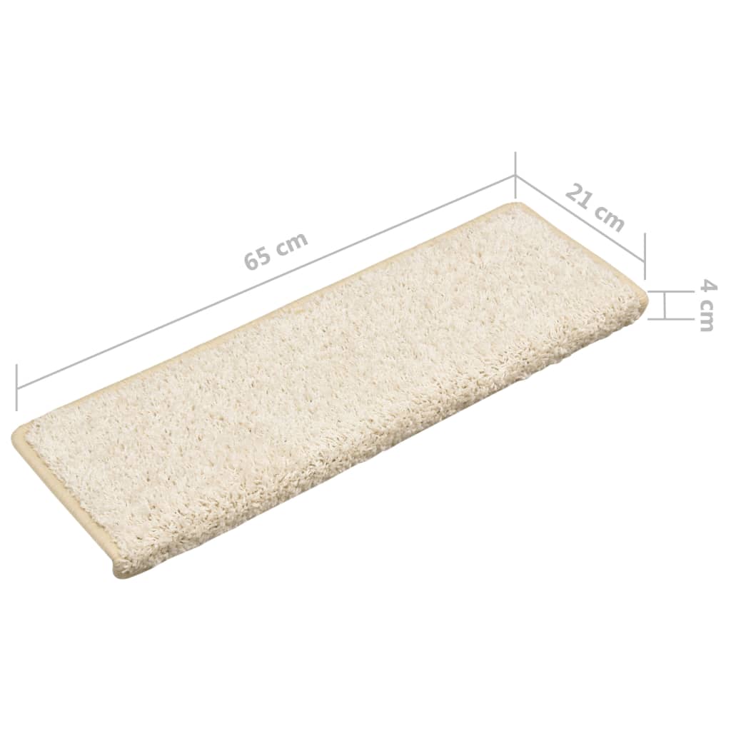 Trapmatten 10 St 65X21X4 Cm Wit