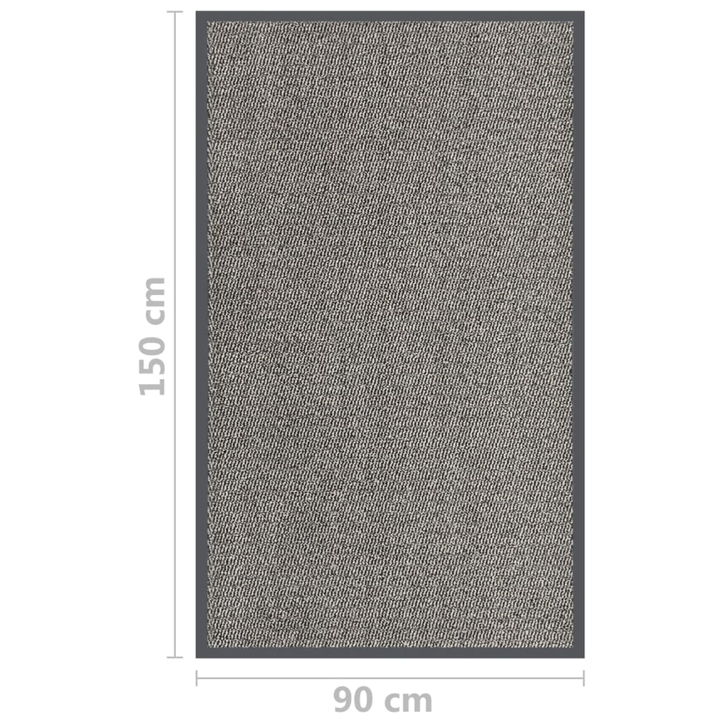 Deurmat Getuft 1 90 x 150 cm Lichtbruin
