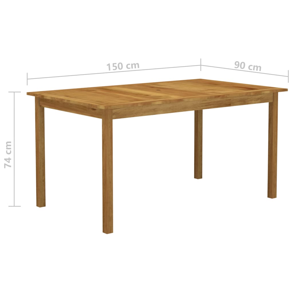 5-delige Tuinset zwart