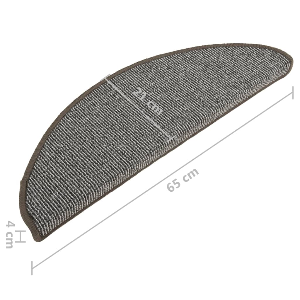 Trapmatten 65 x 21 x 4 cm Grijs