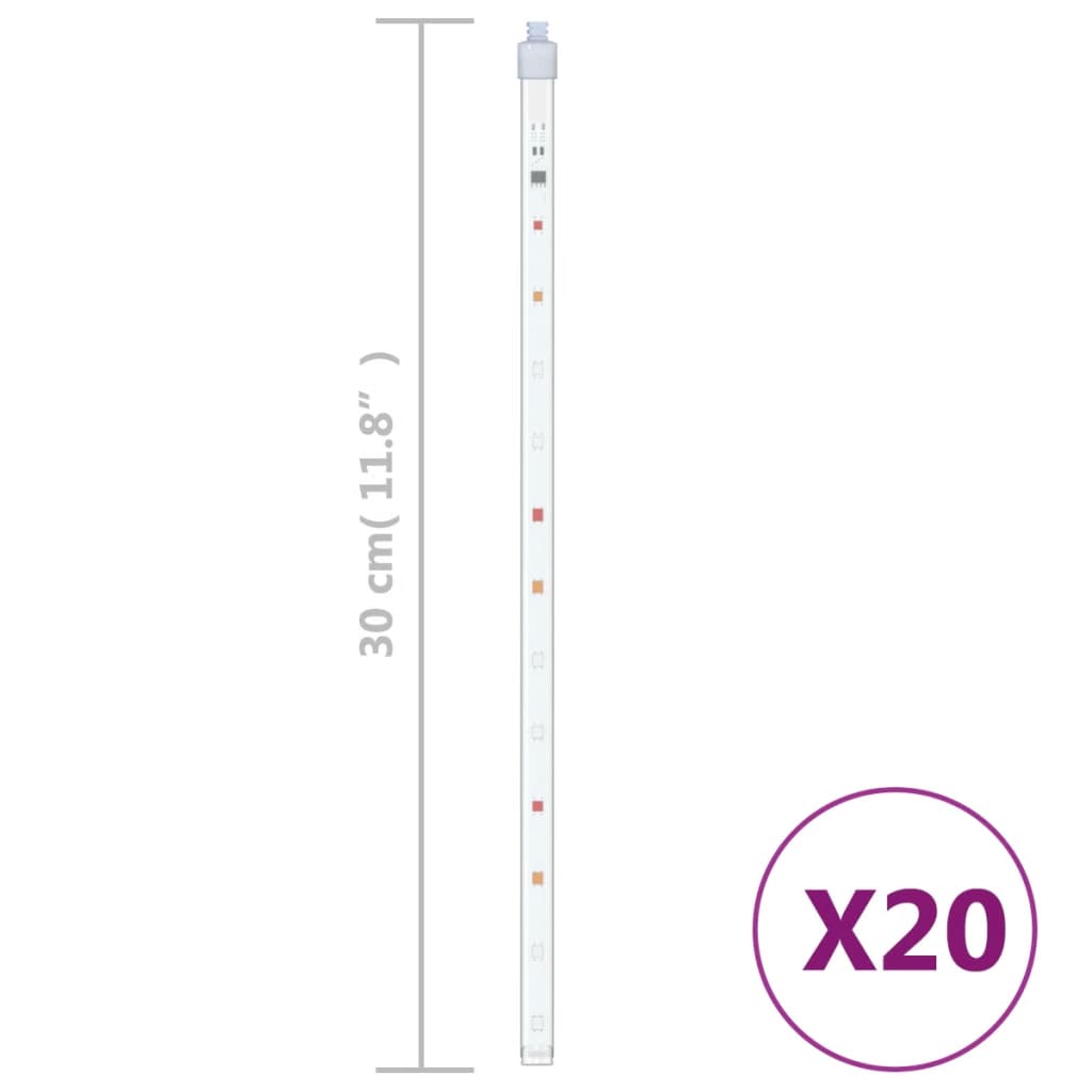 Meteoorlichten 480 Led's Binnen/Buiten Meerkleurig Multikleur 20
