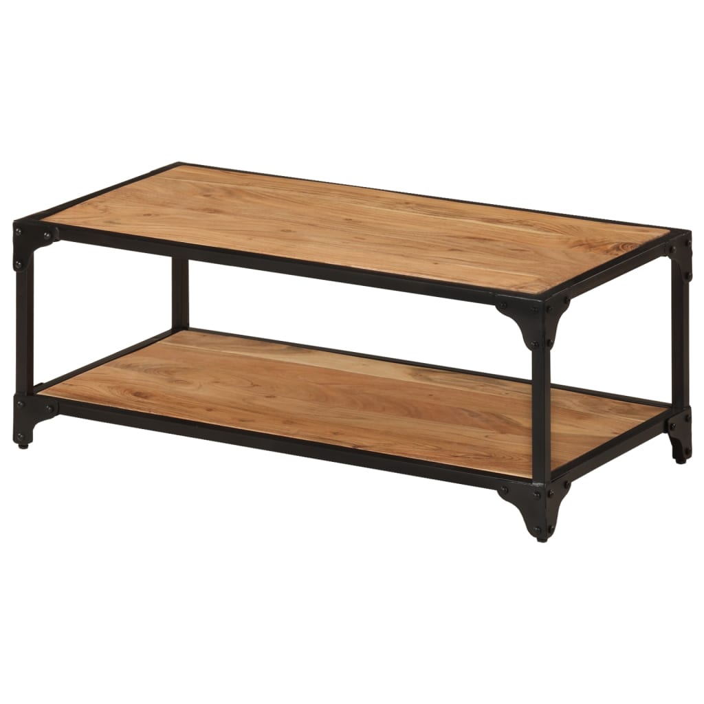 Salontafel 90x45x35 cm massief acaciahout 90 x 45 x 35 cm Massief acaciahout