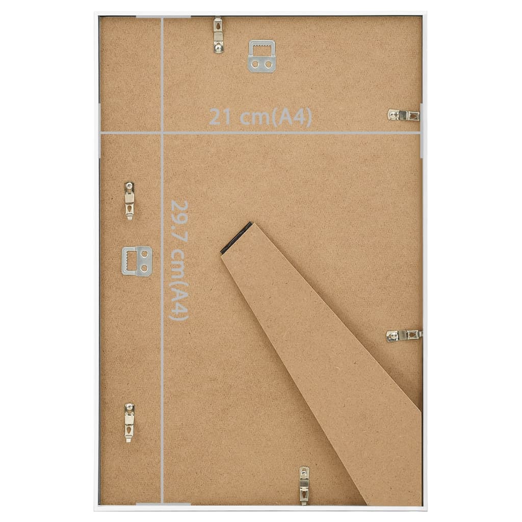 Fotolijsten Voor Wand Of Tafel 21X29,7 Cm Mdf 3 21 x 29.7 cm Wit