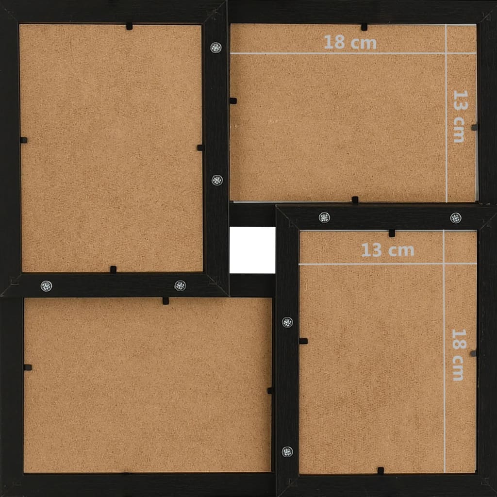 Fotolijst Voor Foto Mdf 24 x (13 x 18 cm) Zwart