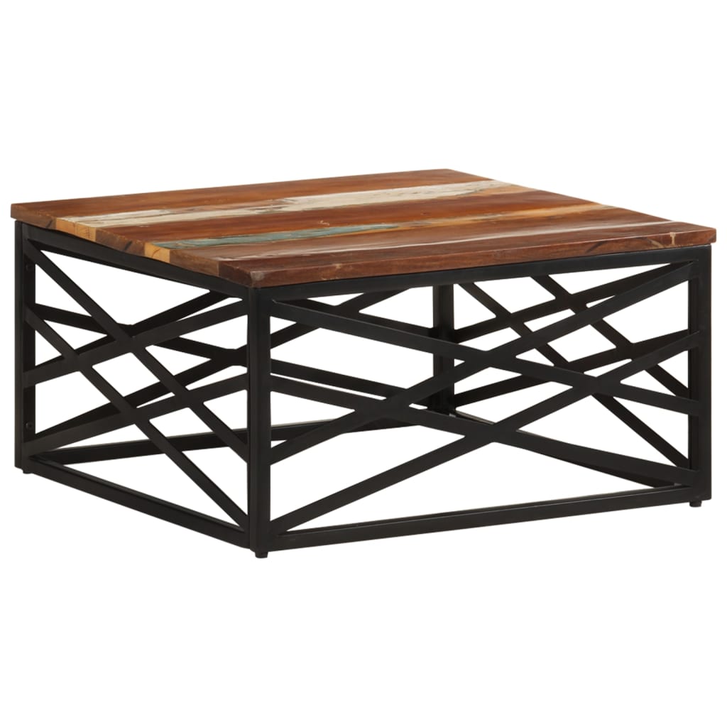 Salontafel 68X68X35 Cm Massief Gerecycled Hout solid reclaimed wwood