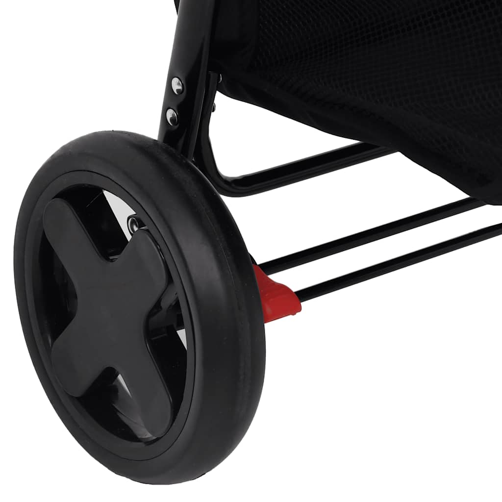 Kinderwagen 3-in-1 staal antracietkleurig