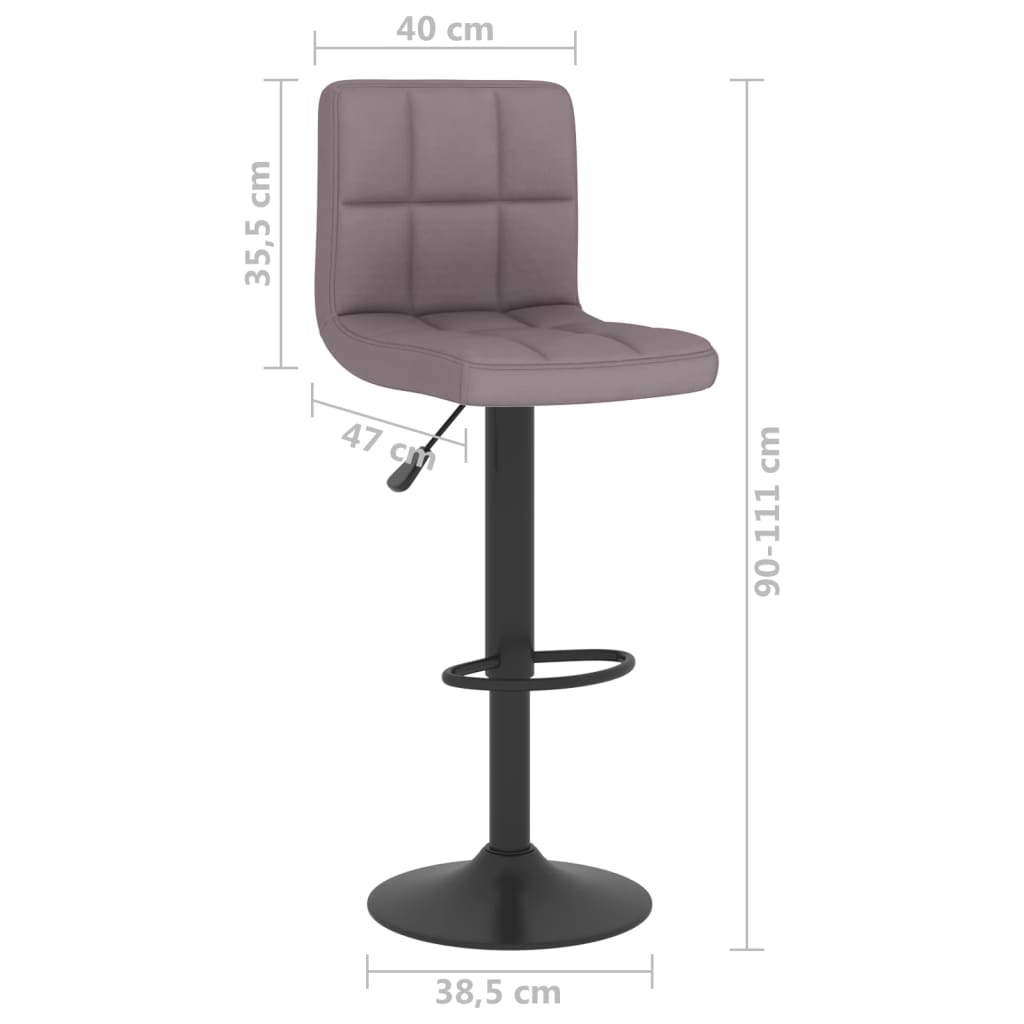 Barkruk Stof Taupe 1